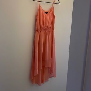 Soft peachy/coral light dress